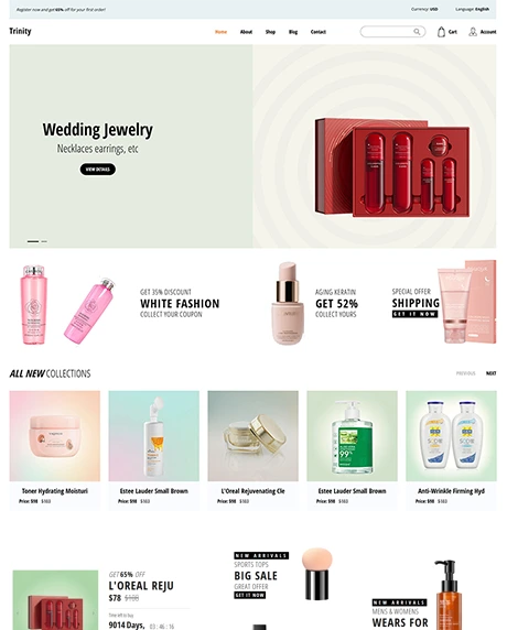 日用百化外贸独立商城